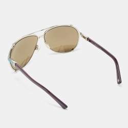 Dior Blue/Plum Chicago 2 Mirrored Aviator Sunglasses
