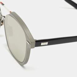 Pre Owned Dior Homme Grey/Black AL13.13 Mirror Wayfarer Sunglasses