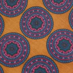 Christian Dior Boutique Monsieur Multicolor Print Silk Tie