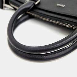 Dior Black Leather Briefcase