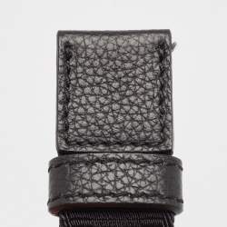 Pre Owned Dior Black Oblique Jacquard Canvas Safari Crossbody Bag