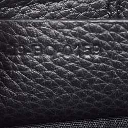 Dior Black Leather Saddle Tote