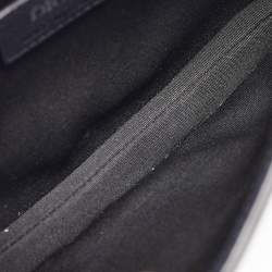 Dior Navy Blue Leather Saddle Crossbody Bag