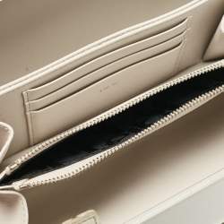 Christian Dior x Rimowa Silver Aluminum and Leather Personal Clutch Bag