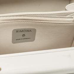 Christian Dior x Rimowa Silver Aluminum and Leather Personal Clutch Bag