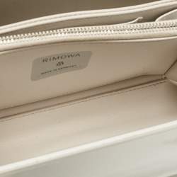 Christian Dior x Rimowa Silver Aluminum and Leather Personal Clutch Bag