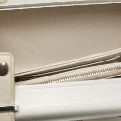 Christian Dior x Rimowa Silver Aluminum and Leather Personal Clutch Bag