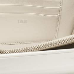 Christian Dior x Rimowa Silver Aluminum and Leather Personal Clutch Bag