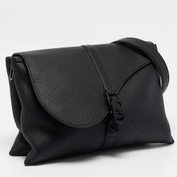 Pre Owned Dior Black Leather Pillow Bag