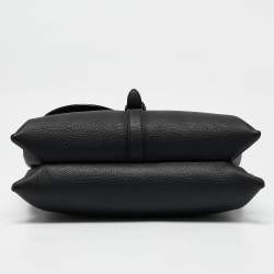Pre Owned Dior Black Leather Pillow Bag