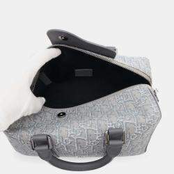 Dior Ruthenium Oblique Jacquard Lingot 26  Bag