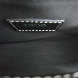 Dior Black Leather Saddle Crossbody Bag