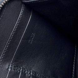 Dior Black PVC Coated Canvas CD Diamond Shoulder Bag