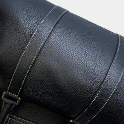 Dior Black Leather Rango Travel Shoulder Bag