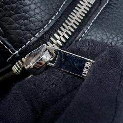 Dior Black Leather Rango Travel Shoulder Bag