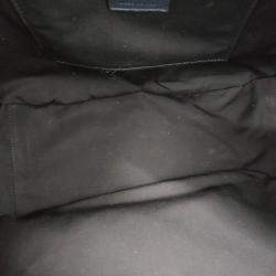 Dior Navy Blue Canvas Oblique Saddle Hobo Bag