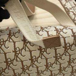 Dior Beige/Brown Jacquard Leather Oblique Cactus Jack Travis Scott Hit The Road Backpack 