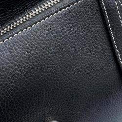 Dior Black Leather Saddle Bag