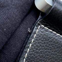 Dior Black Leather Saddle Bag