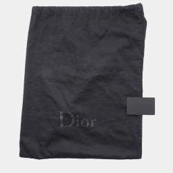 Dior Black Leather Saddle Bag