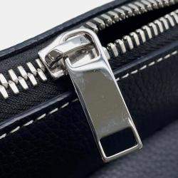 Dior Black Leather Saddle Bag