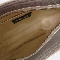 Christian Dior x Sacai White Leather Nylon Saddle Soft Shoulder Bag 