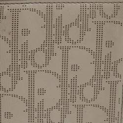 Dior Grey Oblique Galaxy Leather Bifold Card Holder