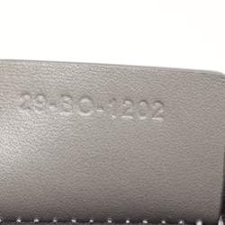 Dior Homme Grey Leather Zip Pouch Clutch