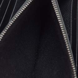 Dior Black Gravity Leather Long Zipped Wallet