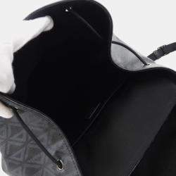 Christian Dior Black Leather Backpack