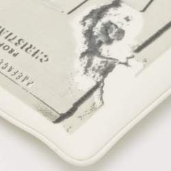 Dior x Daniel Arsham White Printed Nylon Pouch