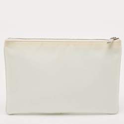 Dior x Daniel Arsham White Printed Nylon Pouch