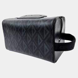 Dior Black PVC Ringo Toiletry bag