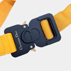 Dior Yellow Leather World Tour Belt Bag