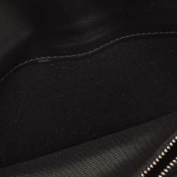 Dior Black Leather Bee Vertical Long Wallet