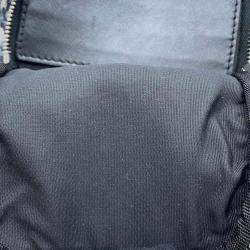 Dior Navy Canvas Leather Oblique Shoulder Bag