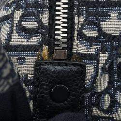 Dior Safari Backpack Oblique Black/Navy Canvas