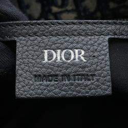 Dior Safari Backpack Oblique Black/Navy Canvas