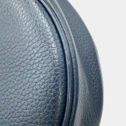 Dior Navy Leather Stussy Collaboration Shoulder Bag