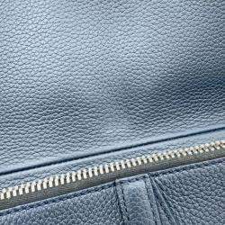 Dior Navy Leather Stussy Collaboration Shoulder Bag