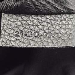 Dior Black/Navy Blue Oblique Canvas and Leather Saddle Crossbody Bag