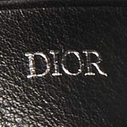 Dior Blue Oblique Canvas Double Zip Pouch