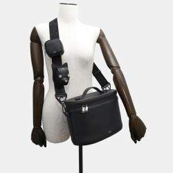 Dior Dior Homme Vanity Bag Shoulder Bag Dog Pouch Black Leather