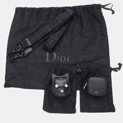 Dior Dior Homme Vanity Bag Shoulder Bag Dog Pouch Black Leather