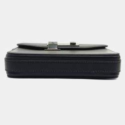 Pre Owned Dior Black Leather Homme Crossbody Bag