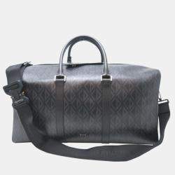 Christian Dior Rango 50 Boston Bag Pvc Black