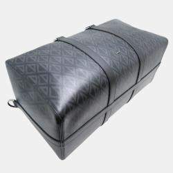 Christian Dior Rango 50 Boston Bag Pvc Black