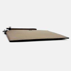 Pre Owned Dior Beige Grey Leather Dior Homme clutch