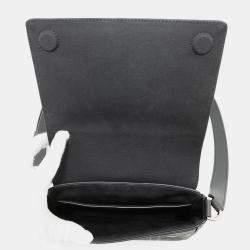 Pre Owned Dior Gravity Black Leather Messenger Bag