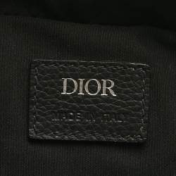 Pre Owned Dior Navy Blue Oblique Canvas Safari Bag